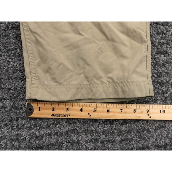 Duluth Trading Pants Mens 2XL x 30 Khaki Dry On The Fly Cargo Belted Outdoor - Picture 11 of 15